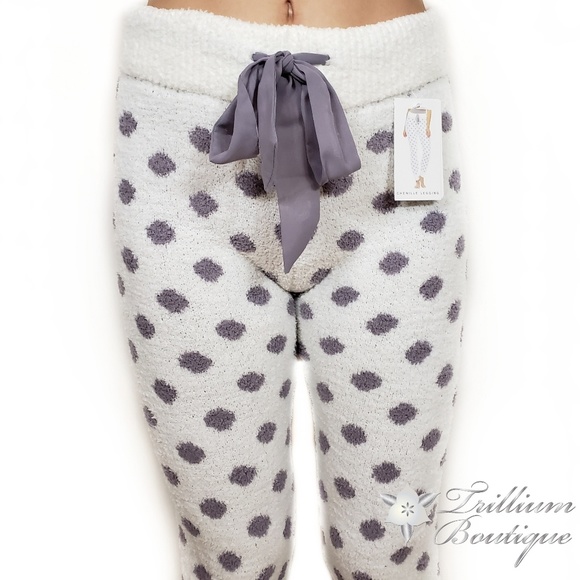 Honeydew Women's Cream Dot Chenille Leggings S-XXL - Picture 2 of 7